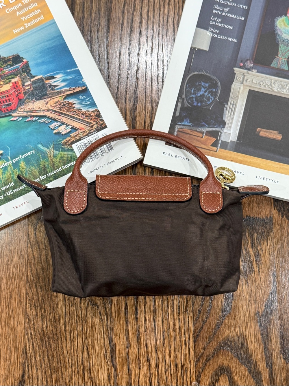 LONGCHAMP LE PLIAGE ORIGINAL POUCH WITH HANDLE - Picture 3 of 5